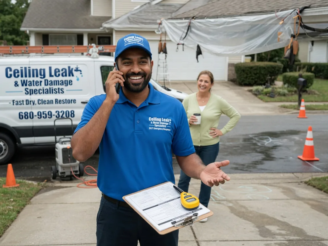 Ceiling Leak Cleanup Rockbridge Baths, VA FAQs